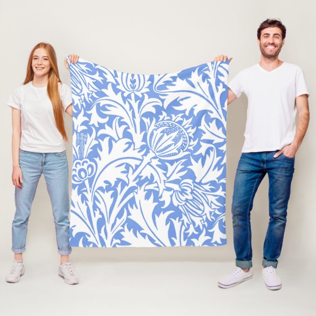 Thistle, William Morris Fleece Blanket (In Situ)