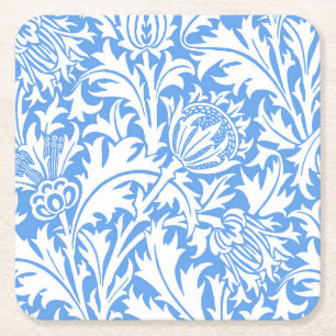 Thistle, William Morris Square Paper Coaster