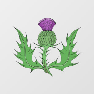 Thistle Window Cling