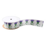 Thistle with a twist of tartan satin ribbon