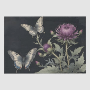 Thistles and Butterflies Tissue Paper