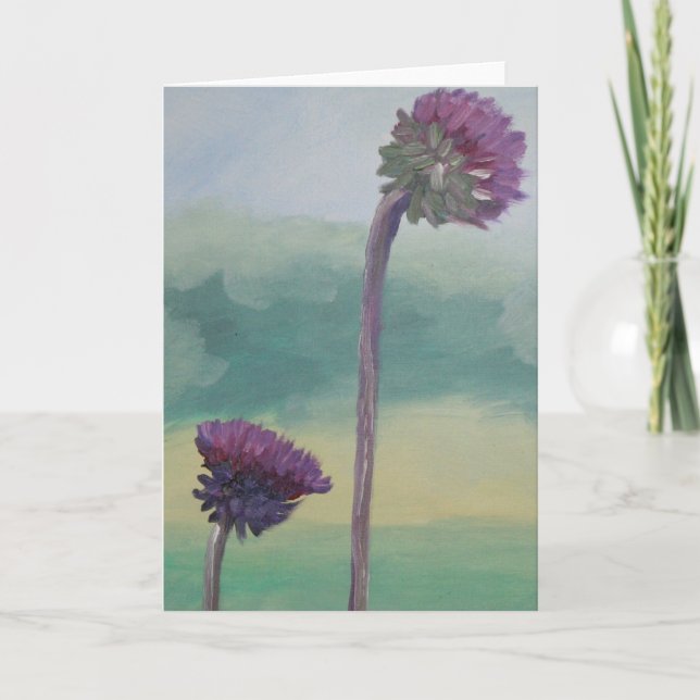 "Thistles" Card (Front)