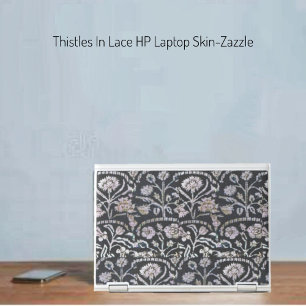 Thistles In Lace HP Laptop Skin