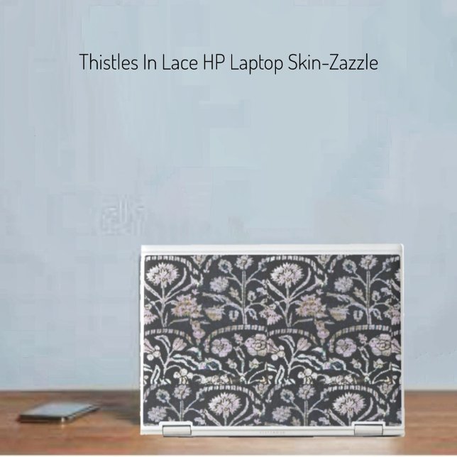Thistles In Lace HP Laptop Skin (Creator Uploaded)