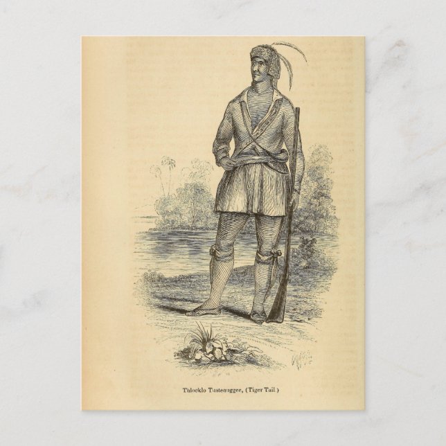 Thlocklo Tustenuggee Postcard (Front)