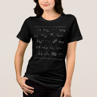 Thnks fr th Mammaries - Black Tri-Blend Shirt