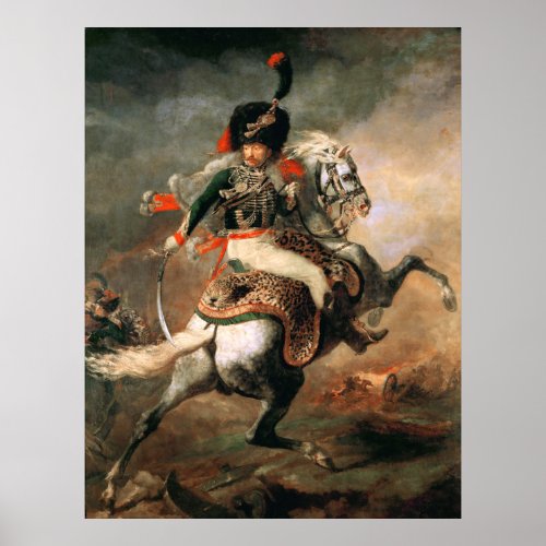 Thodore Gricault The Charging Chasseur Poster