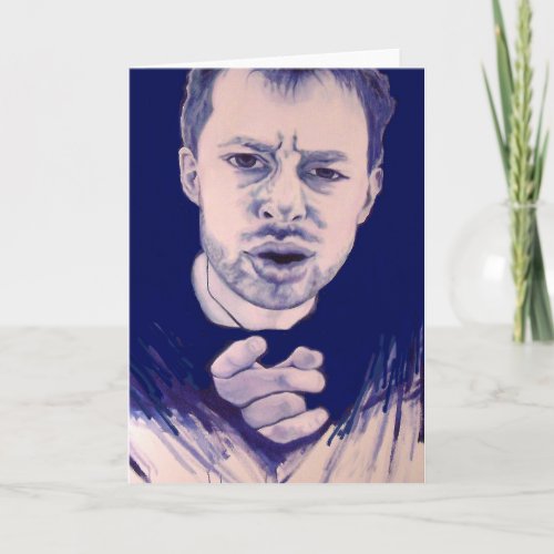 Thom Yorke Radiohead Greeting Card Music Fan