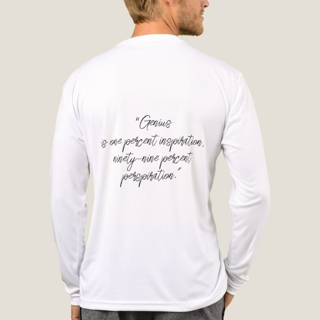 Thomas A Edison Tri-Blend Shirt (Back)