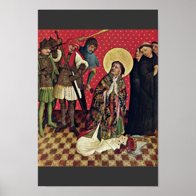 Thomas Altar Fragment Of The Right Outer Wing Scen Poster (Front)