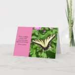 Thomas Aquinas Quote Friend Birthday Card<br><div class="desc">Give this birthday card to one of your truest friends. The cover features a photo of a beautiful butterfly feeding on a summer flower and a quote by theologian and philosopher,  Thomas Aquinas.</div>