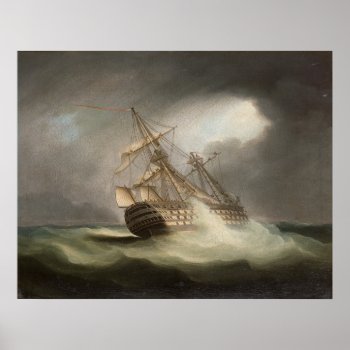 Thomas Buttersworth - H.m.s. 'victory' Poster by Amazing_Posters at Zazzle