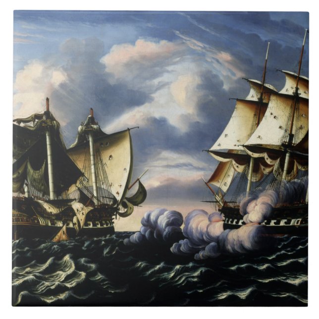 Thomas Chambers - Capture of H.B.M. Frigate Tile (Front)