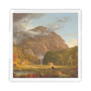 Thomas Cole A View of the Mountain Pass Acrylic Tray