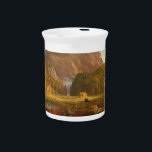 Thomas Cole A View of the Mountain Pass  Beverage Pitcher<br><div class="desc">Thomas Cole.  A View of the Mountain Pass Called the Notch of the White Mountains.  Thomas Cole - American Romantic landscape painter regarded as the founder of the Hudson River School Reproduction of famous works of art  images in the public domain.</div>