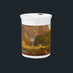Thomas Cole A View of the Mountain Pass  Beverage Pitcher<br><div class="desc">Thomas Cole.  A View of the Mountain Pass Called the Notch of the White Mountains.  Thomas Cole - American Romantic landscape painter regarded as the founder of the Hudson River School Reproduction of famous works of art  images in the public domain.</div>