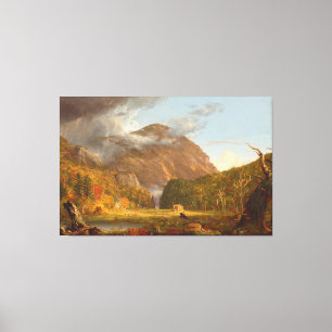 Thomas Cole A View of the Mountain Pass  Canvas Print