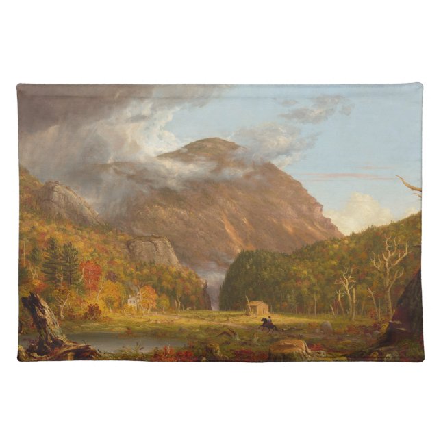 Thomas Cole A View of the Mountain Pass  Cloth Placemat (Front)