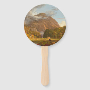 Thomas Cole A View of the Mountain Pass  Hand Fan