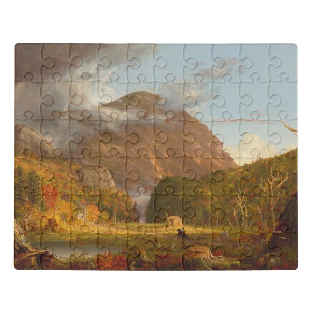 Thomas Cole A View of the Mountain Pass  Jigsaw Puzzle (Puzzle Horizontal)