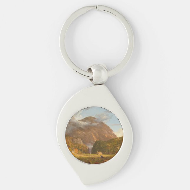 Thomas Cole A View of the Mountain Pass  Keychain (Front)