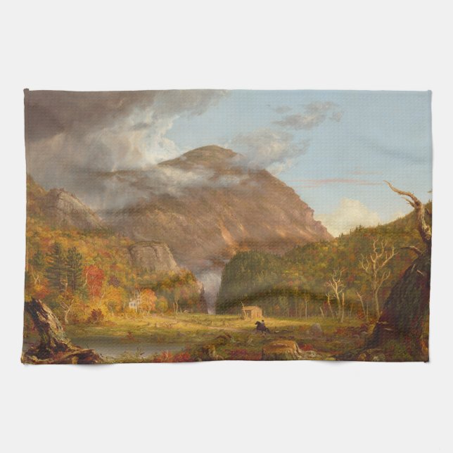 Thomas Cole A View of the Mountain Pass  Kitchen Towel (Horizontal)