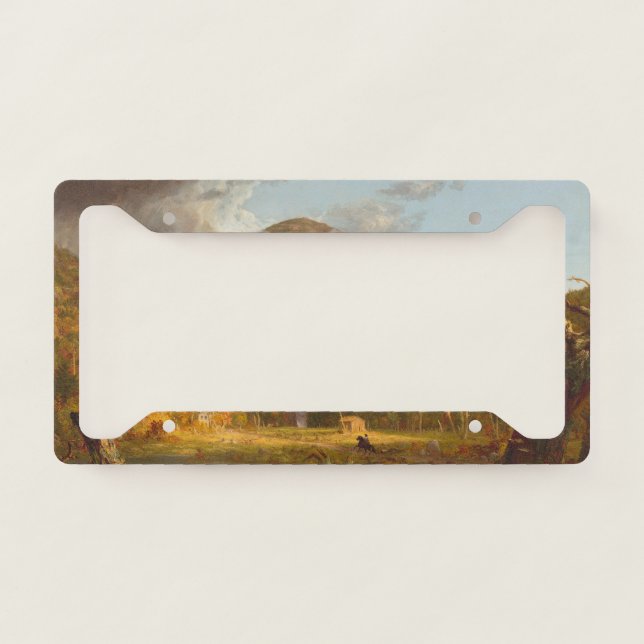Thomas Cole A View of the Mountain Pass  License Plate Frame (Front)