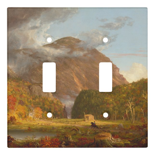 Thomas Cole A View of the Mountain Pass  Light Switch Cover (Front)