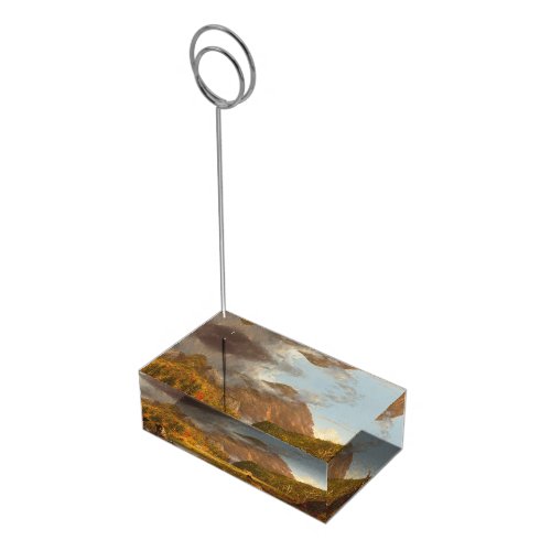 Thomas Cole A View of the Mountain Pass  Place Card Holder