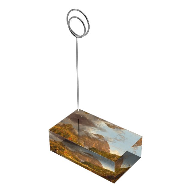 Thomas Cole A View of the Mountain Pass  Place Card Holder (Corner)