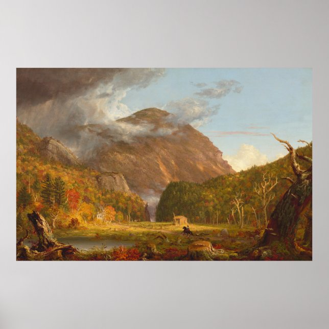 Thomas Cole A View of the Mountain Pass  Poster (Front)