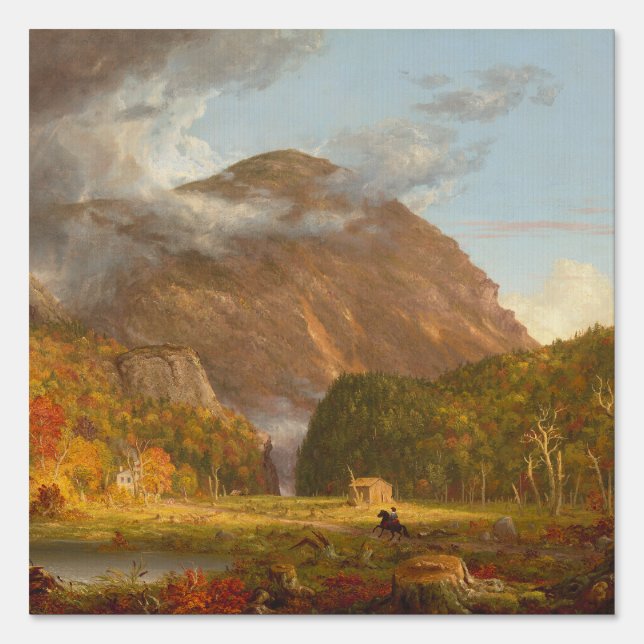 Thomas Cole A View of the Mountain Pass  Sign (Front)