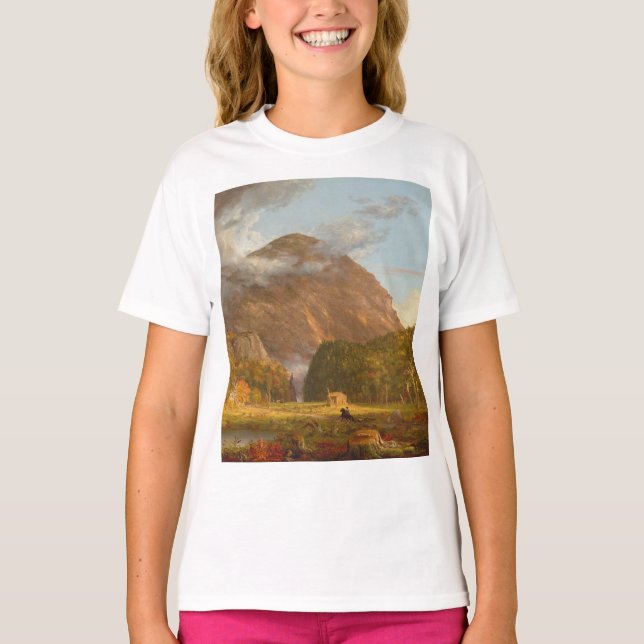Thomas Cole A View of the Mountain Pass  T-Shirt (Front)