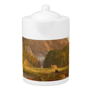 Thomas Cole A View of the Mountain Pass  Teapot