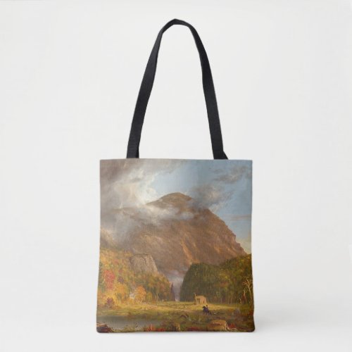 Thomas Cole A View of the Mountain Pass  Tote Bag