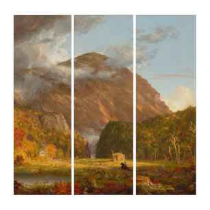 Thomas Cole A View of the Mountain Pass  Triptych