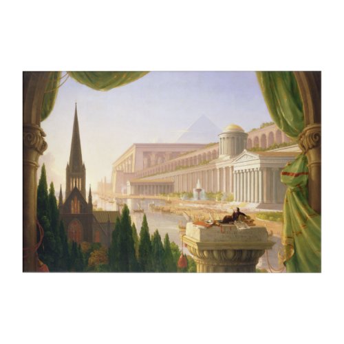 Thomas Cole American 18011848 Architects Dream Acrylic Print