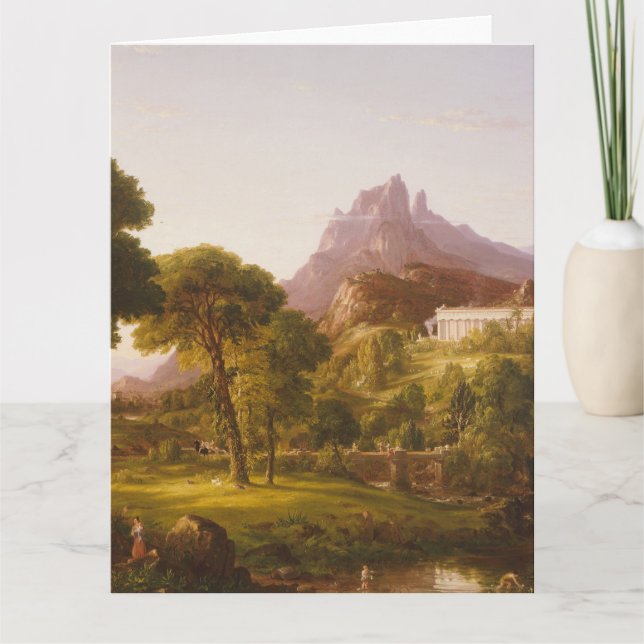 Thomas Cole  Dream of Arcadia Card (Front)