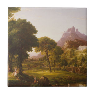 Thomas Cole Dream of Arcadia Ceramic Tile