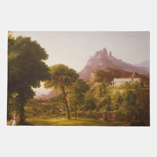 Thomas Cole  Dream of Arcadia Doormat (Front)