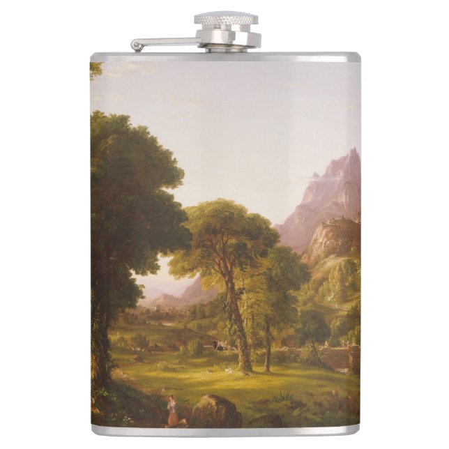 Thomas Cole  Dream of Arcadia Flask (Front)