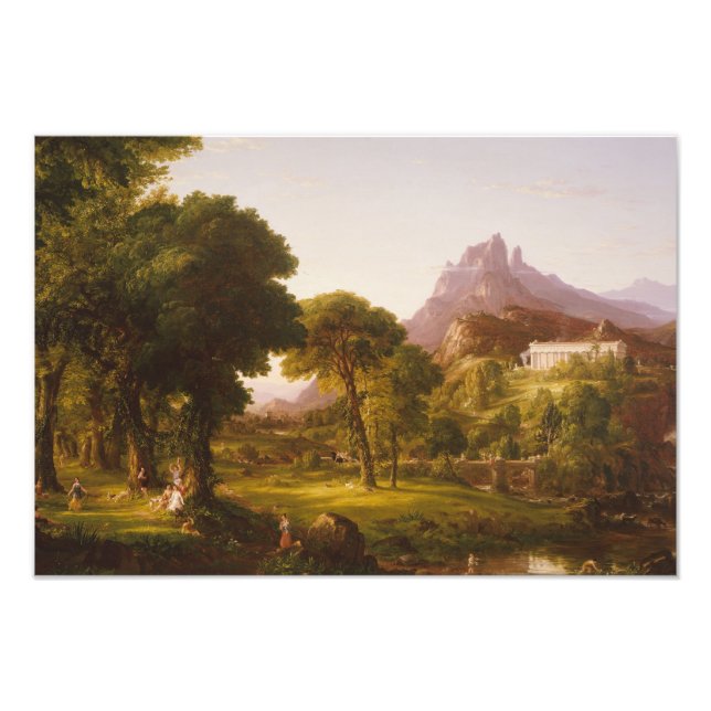 Thomas Cole  Dream of Arcadia Photo Print (Front)