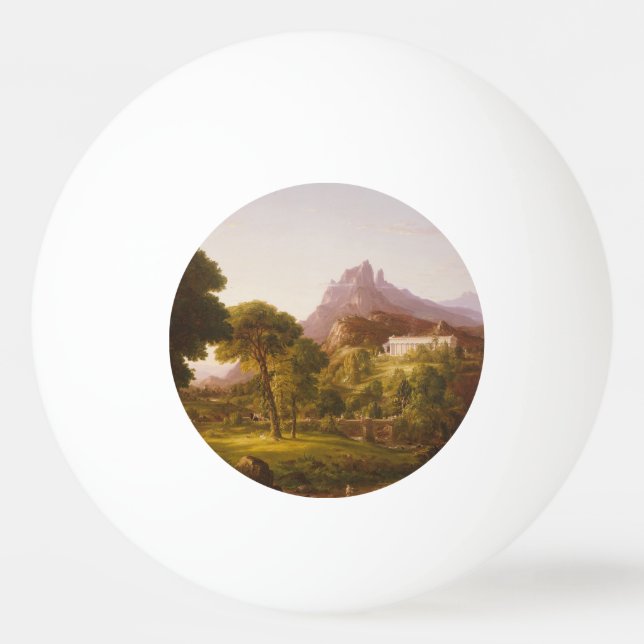 Thomas Cole  Dream of Arcadia Ping Pong Ball (Front)