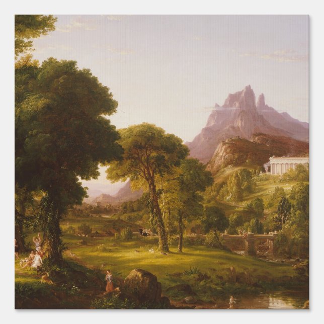 Thomas Cole  Dream of Arcadia Sign (Front)