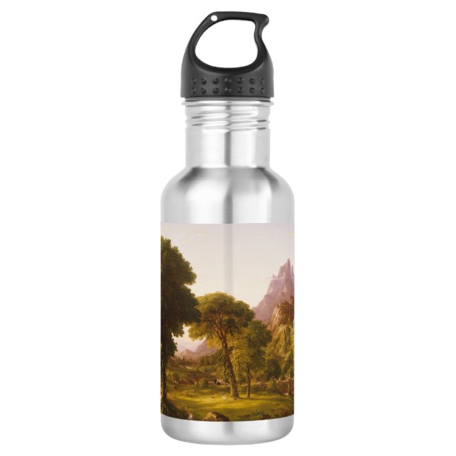 Thomas Cole  Dream of Arcadia Stainless Steel Water Bottle (Front)