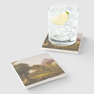 Thomas Cole Dream of Arcadia Stone Coaster