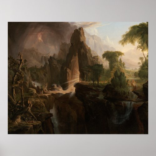 Thomas Cole _ Expulsion from the Garden of Eden Poster