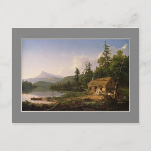 Thomas Cole,Home in the Woods,1847. Postcard