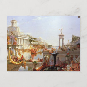 Thomas Cole- The Consummation of the Empire Postcard