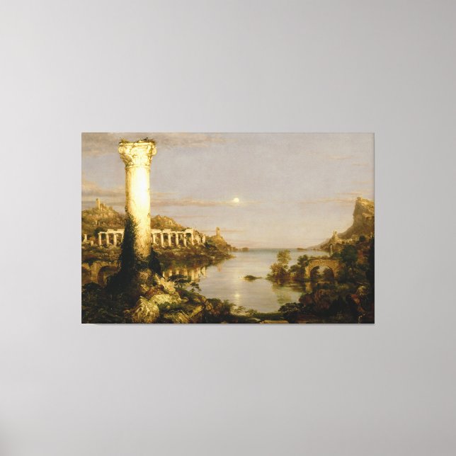 Thomas Cole - The Course of Empire Desolation Canvas Print (Front)